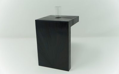 Vase Soleil (schwarz)